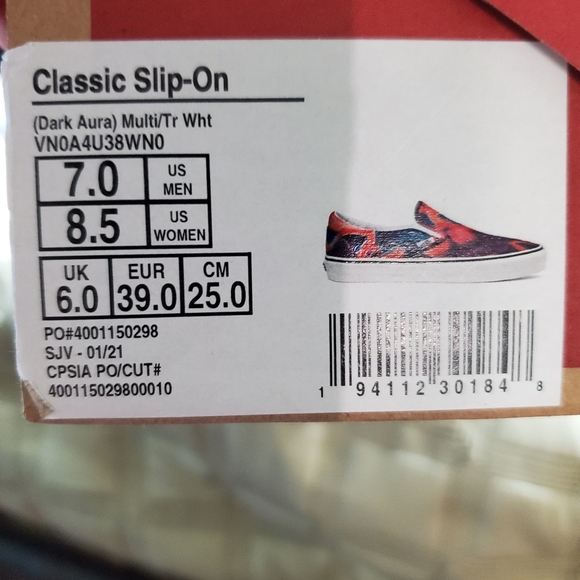 Vans Classic slip-on dark aura multi color (CL) - Picture 4 of 15